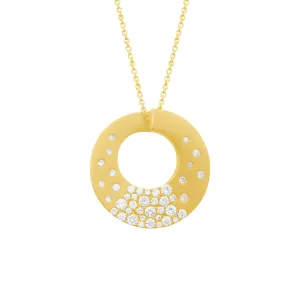 14K GOLD DIAMOND CARRIE CONFETTI NECKLACE