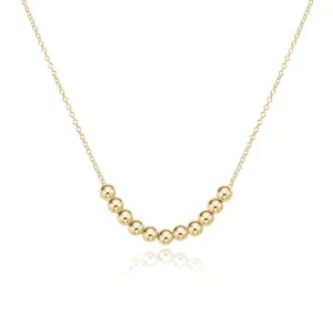 16" Necklace Gold - Classic Beaded Bliss 2.5mm Gold