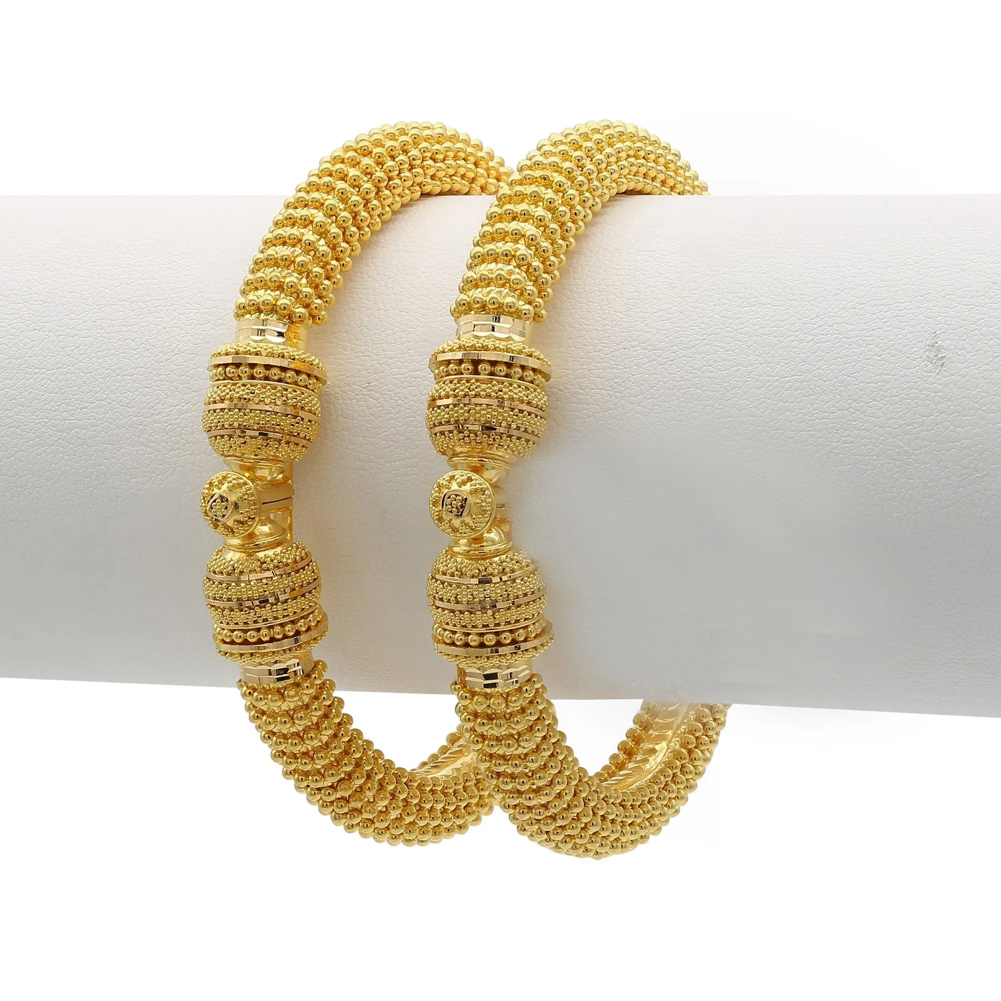 22K Gold 2 Piece Bangles