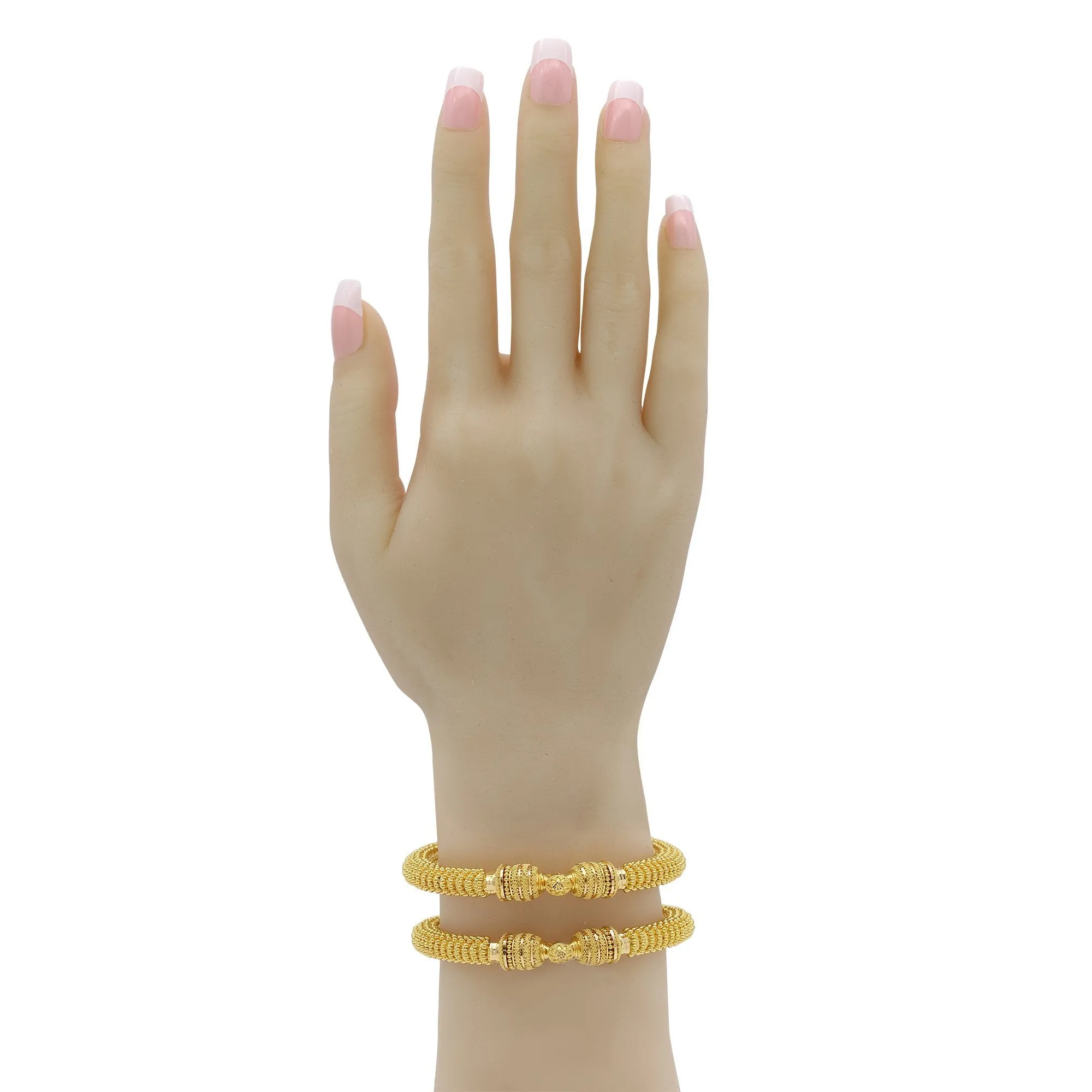 22K Gold 2 Piece Bangles