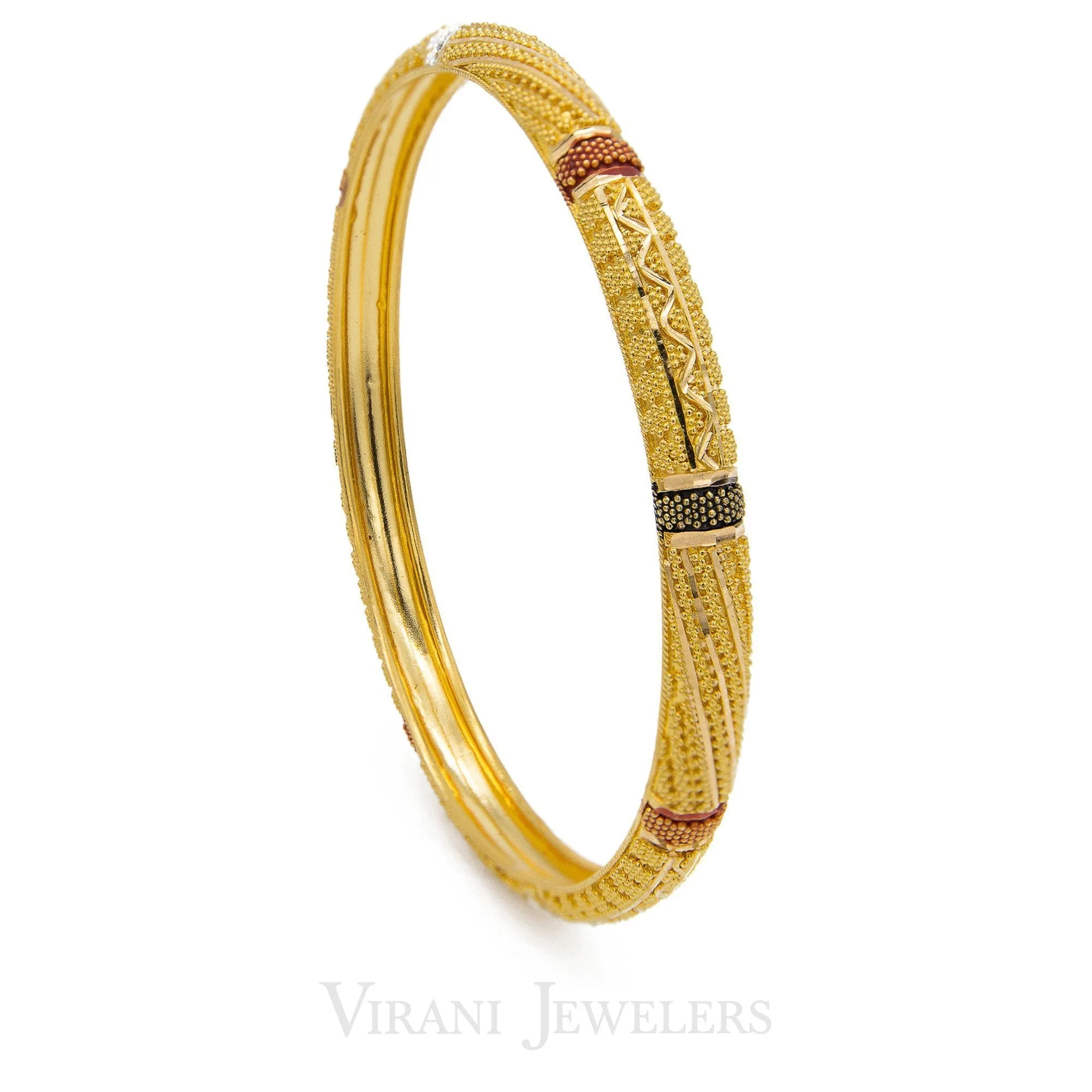 22K Gold Paired Bangles