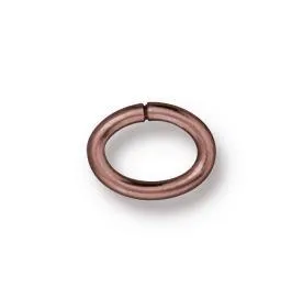 5x3.5mm Copper Oval Jump Rings (Approx 100 pieces)