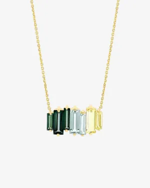 Amalfi Reborn Green Ombre Stacker Pendant