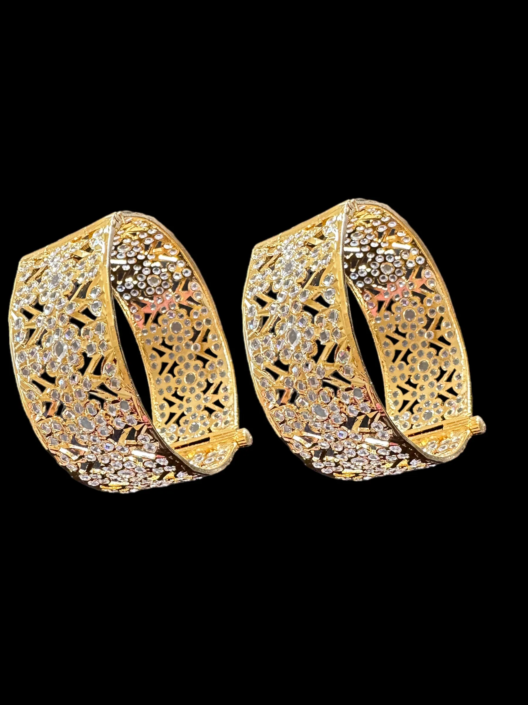 B161 Gold plated hyderabadi bangles ( READY TO SHIP )