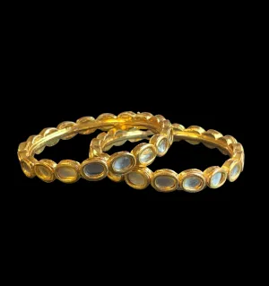 B182 kundan bangles  (READY TO SHIP)