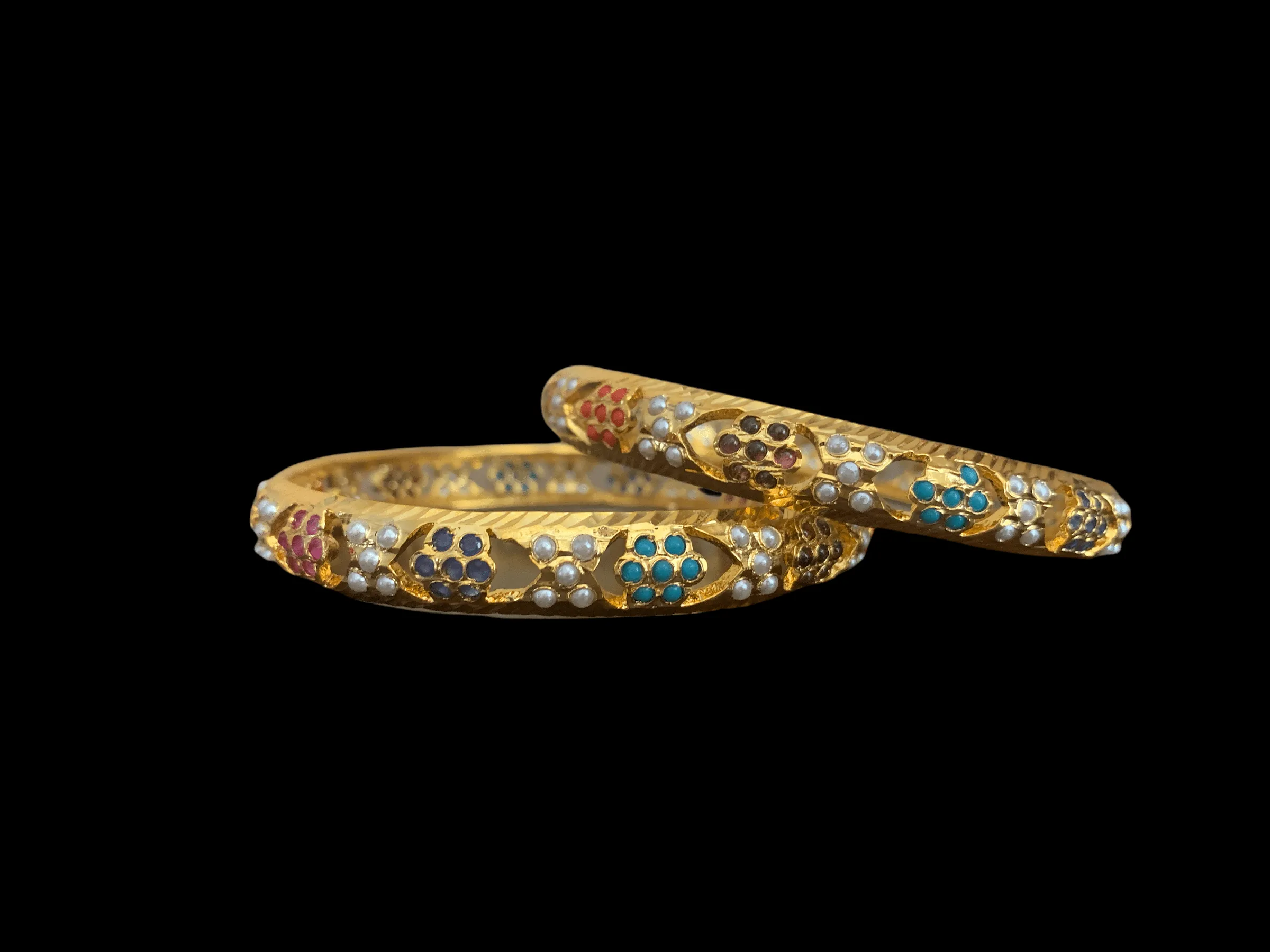 B95 Shama navratan   bangles size( READY TO SHIP )