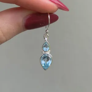 Blue Topaz Earrings