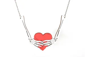 Bone Heart Necklace #6151