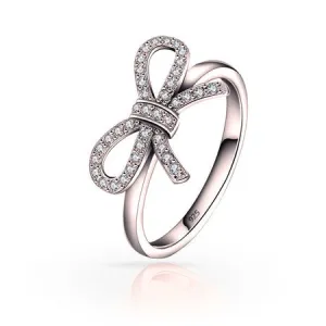 Bow Ring Rose Gold Plated