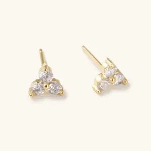 Bryn Crystal Studs- Waterproof