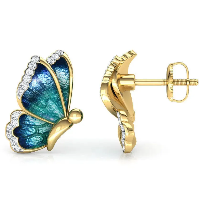 Butterfly Stud Earrings