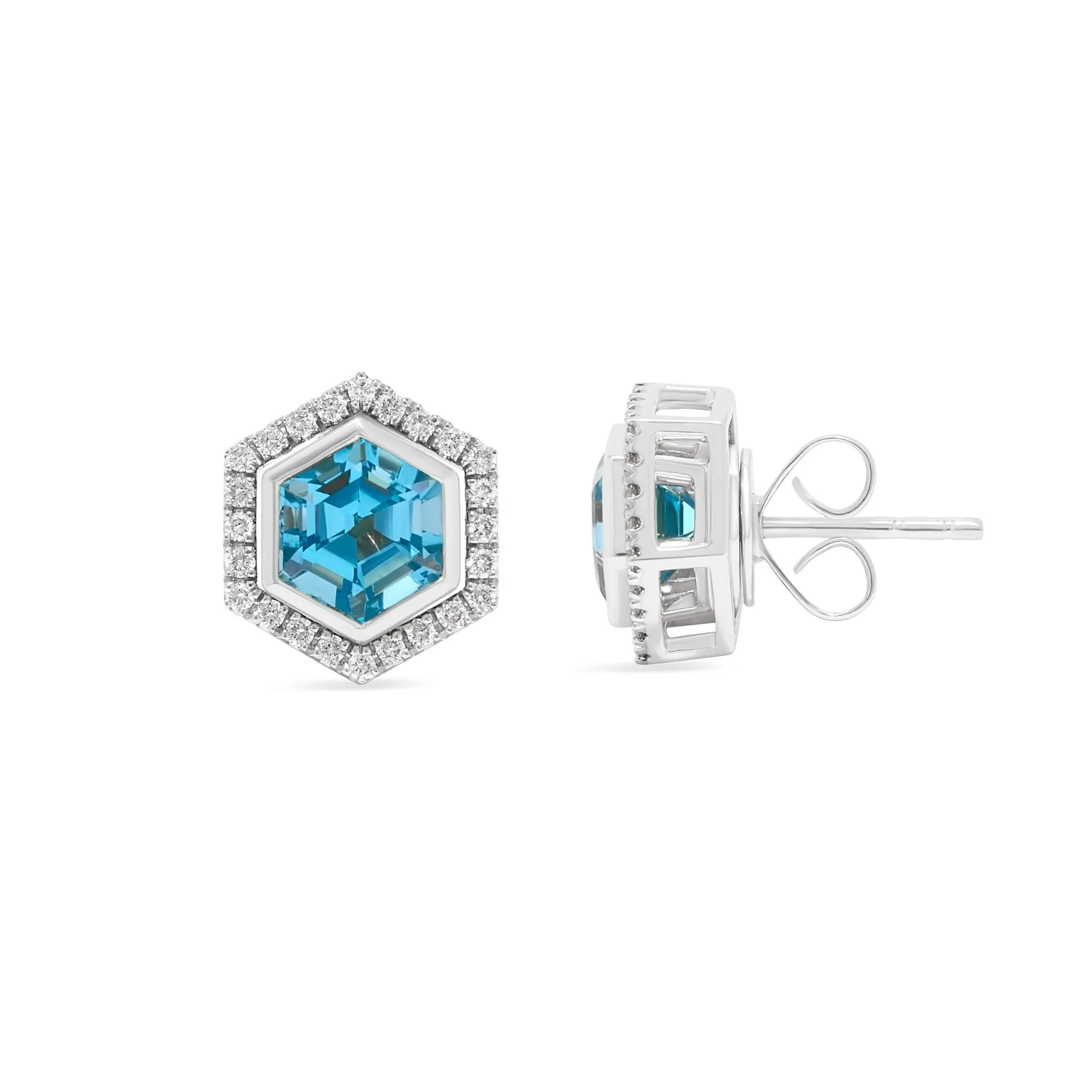 Callisto 18K Gemstone & Diamond Jacket Studs