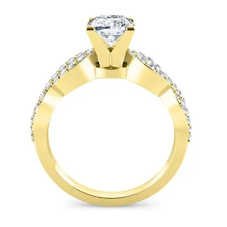 Camellia - GIA Natural Cushion Diamond Engagement Ring