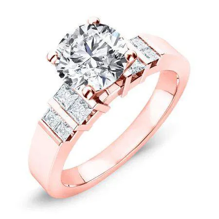 Carnation - Round Diamond Engagement Ring