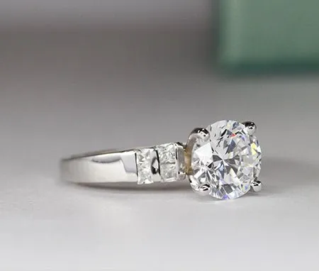 Carnation - Round Diamond Engagement Ring