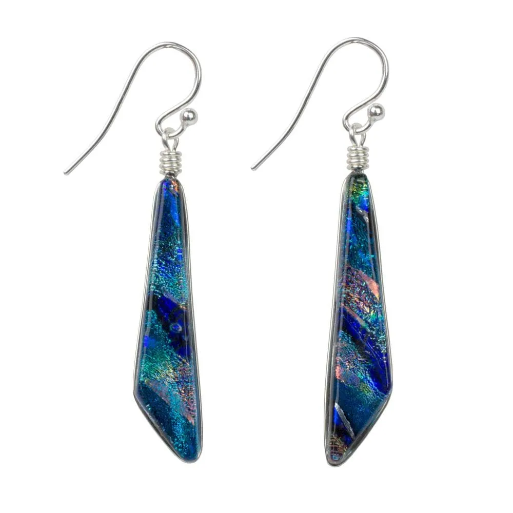 Cascades Earrings - Rainbow Blue by Nickel Smart®