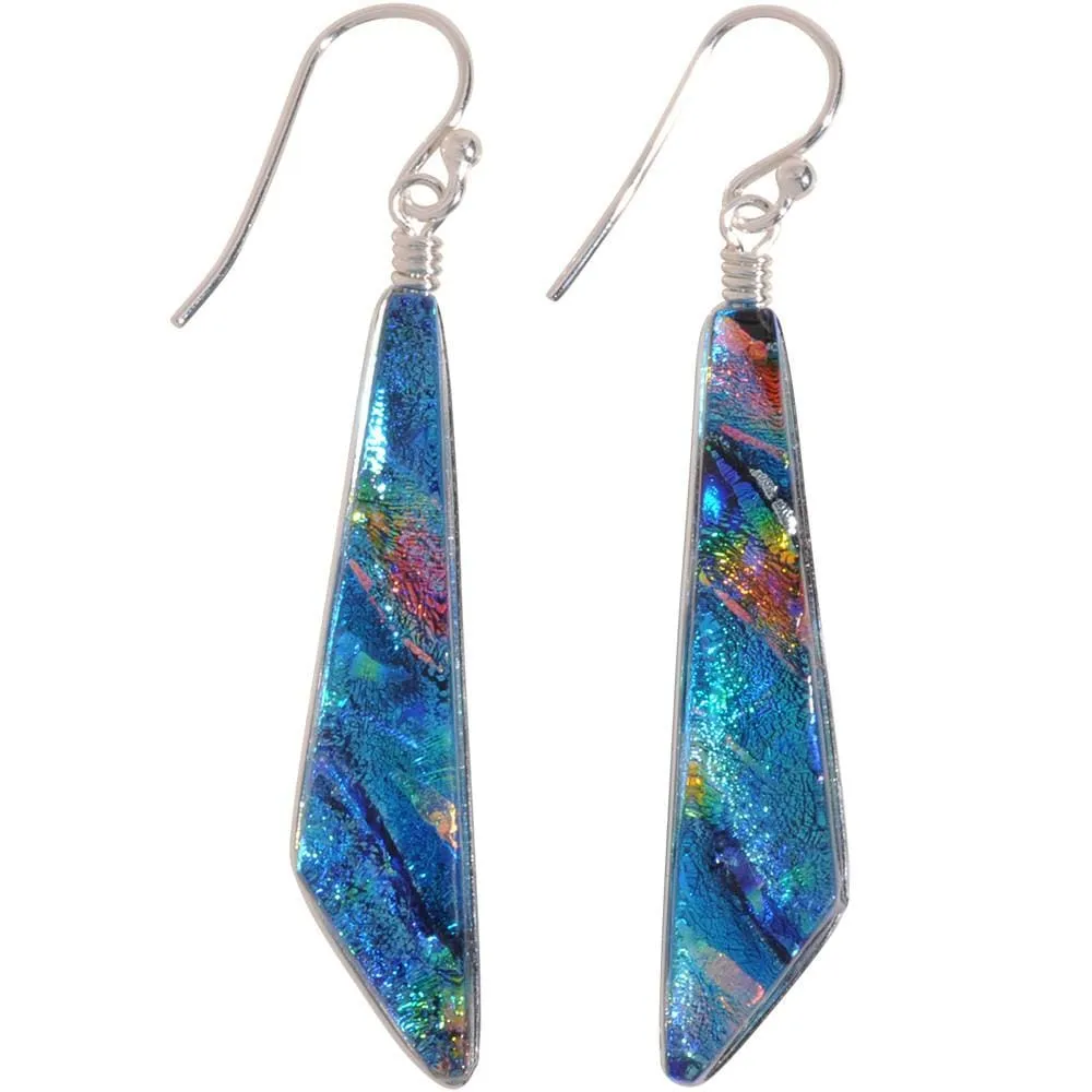 Cascades Earrings - Rainbow Blue by Nickel Smart®