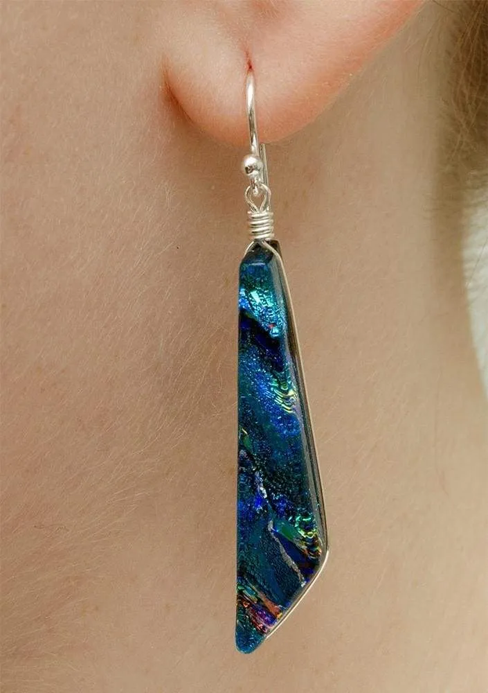 Cascades Earrings - Rainbow Blue by Nickel Smart®