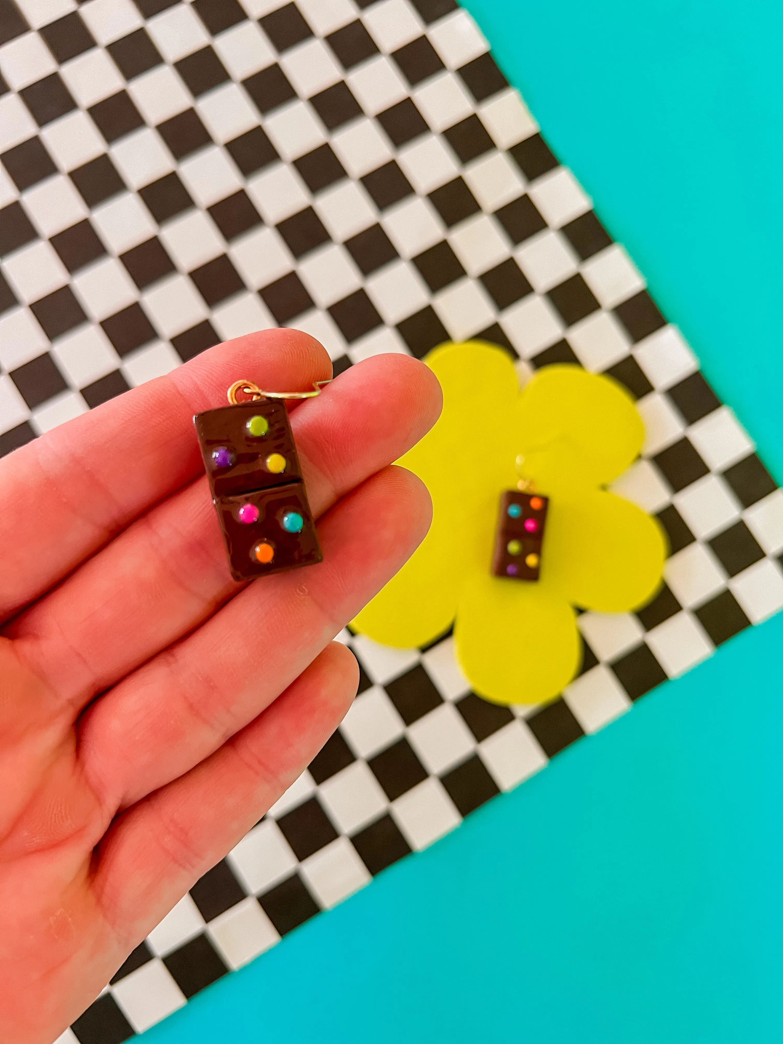 Cassie’s Cosmic Brownies - Clay Earrings