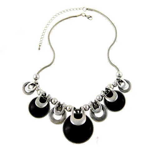 Choker Necklace For Women New Fashion Ethnic Vintage Accessories Natural Stones Chunky Chains Statement Necklace Jewelry