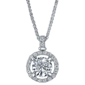 Classic Round Canadian Diamond Pendant