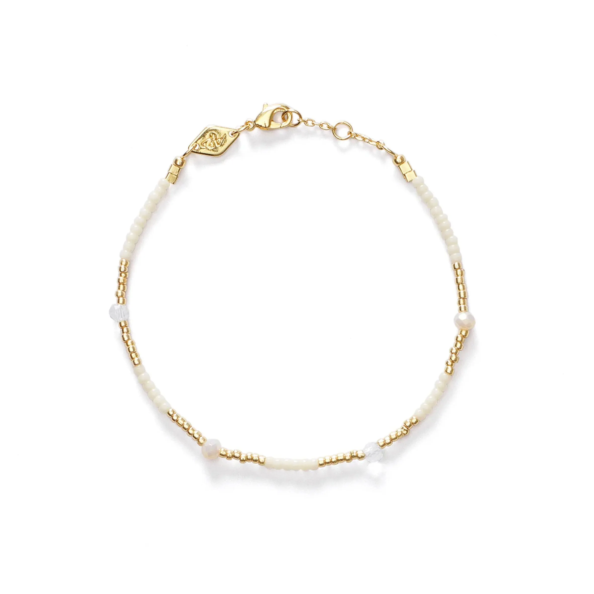 Clemence Bracelet, Ecru