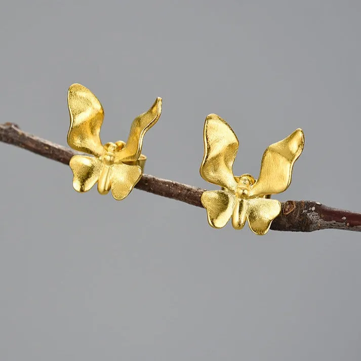 Cute Butterfly Stud Earrings