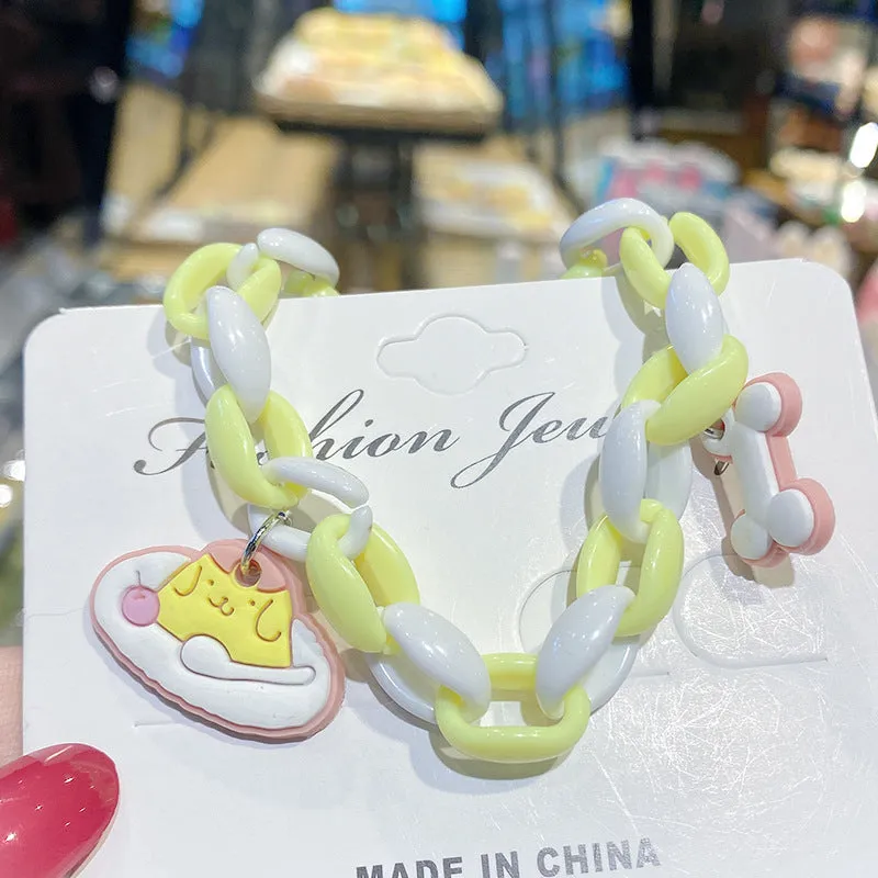 Cute dog Cartoon Bell Bracelet