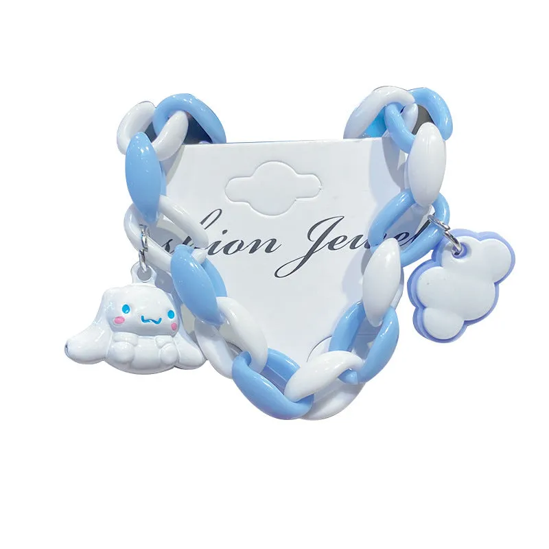 Cute dog Cartoon Bell Bracelet