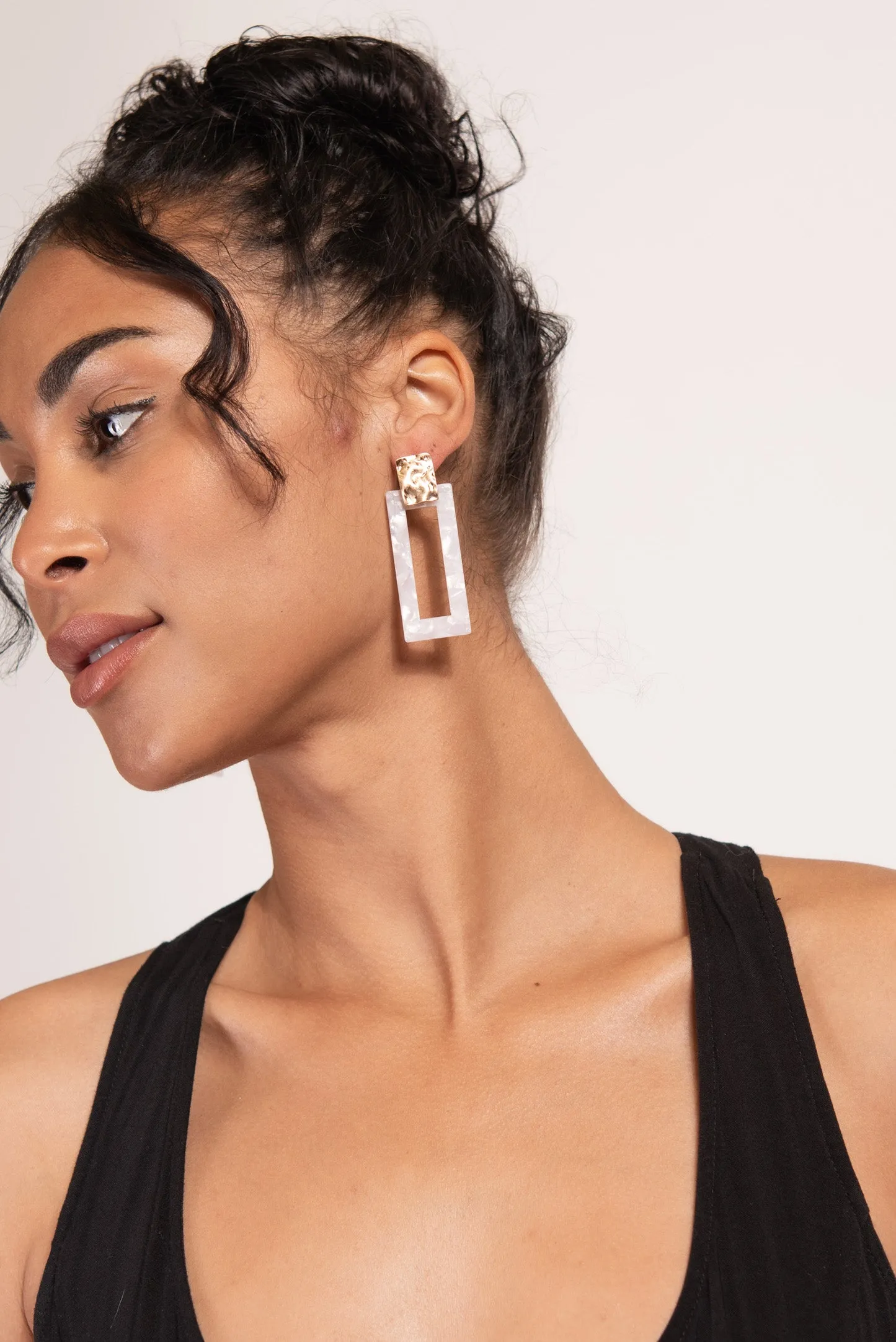 Cynthia Marble Earrings