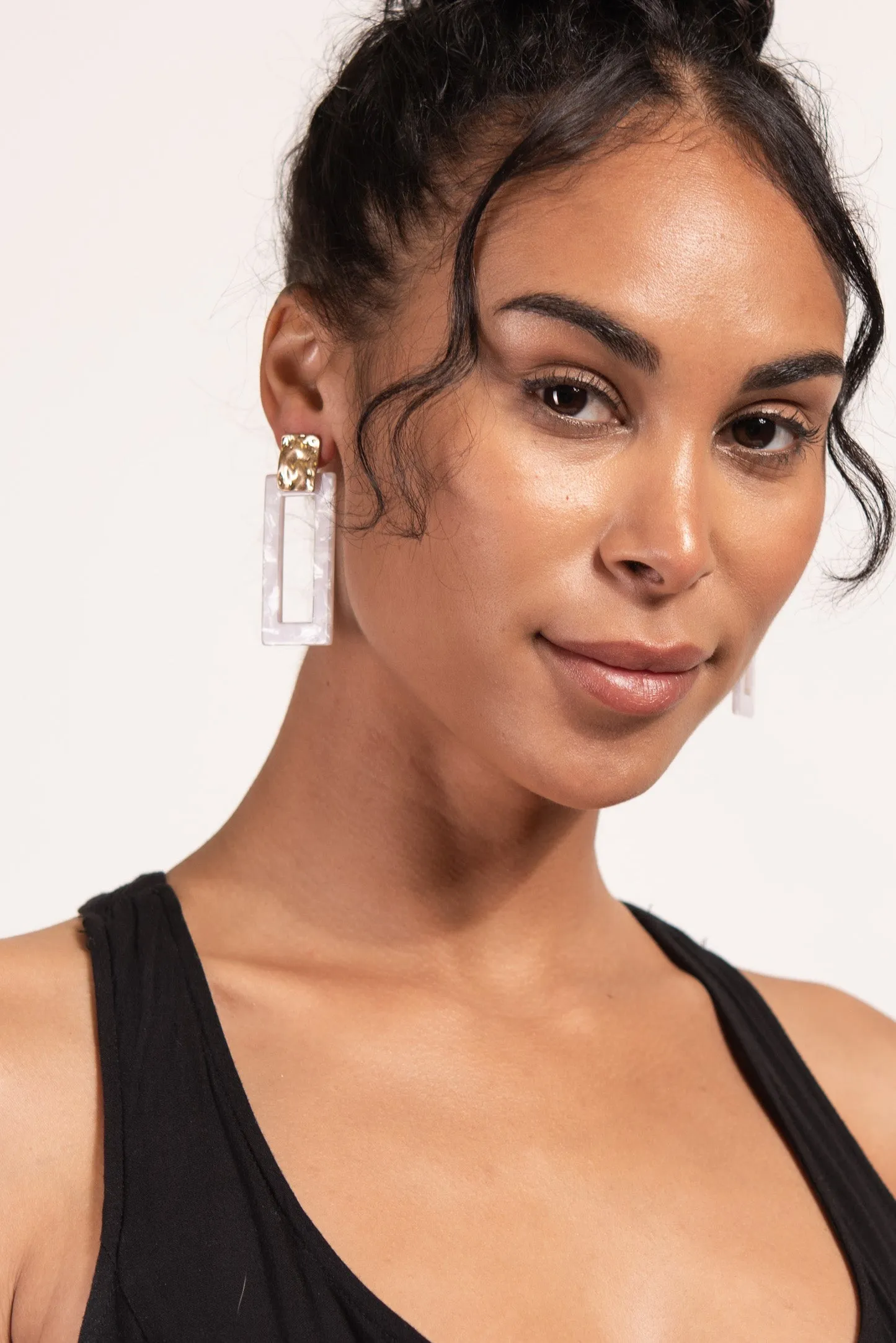 Cynthia Marble Earrings