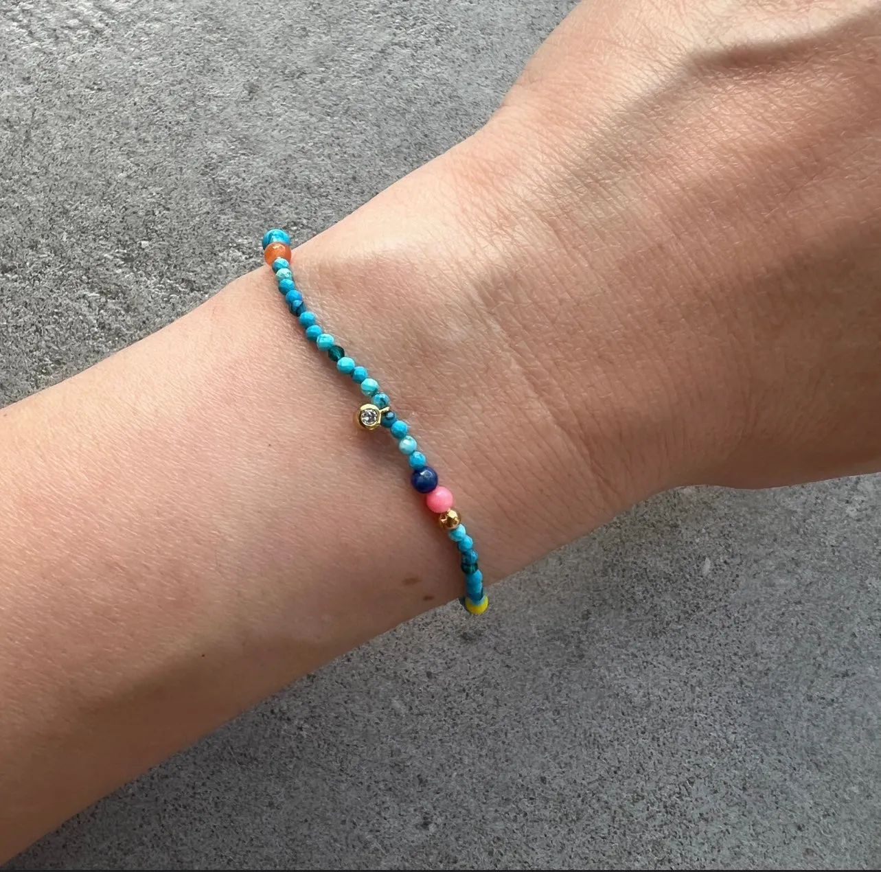 Dotty Bracelet, Turquoise