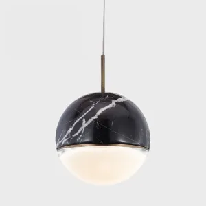 Dual Dome Marble Pendant Light | SALE