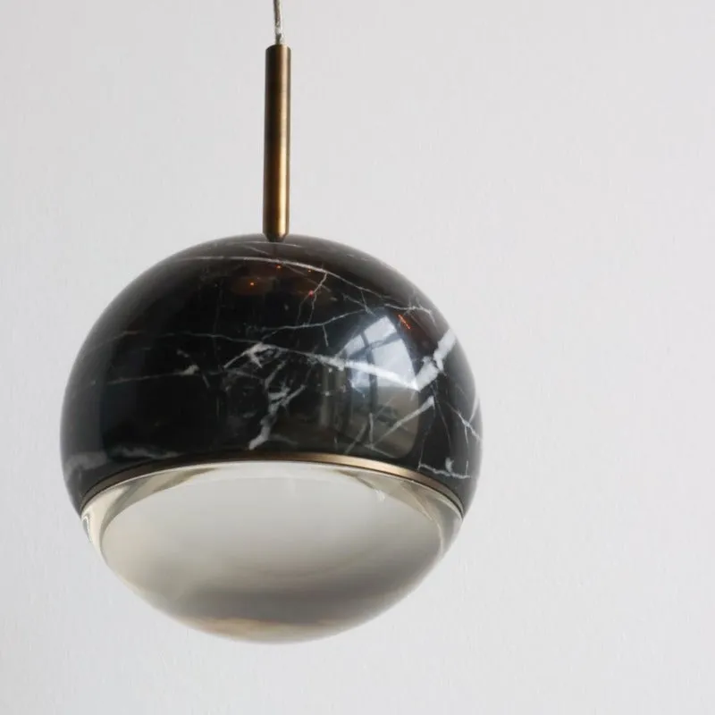 Dual Dome Marble Pendant Light | SALE