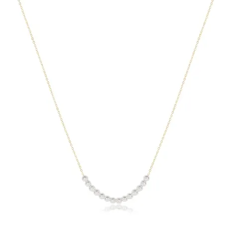 E Newton 16" Necklace Classic Beaded Bliss Necklace - Pearl