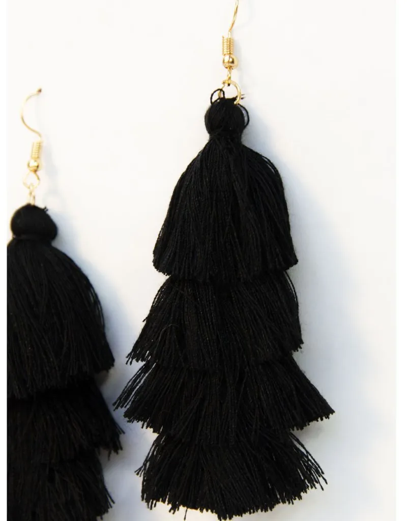 Fiesta Fun Earrings Black