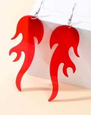 Flame Drop Earrings