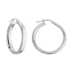 Flat Hoop Earrings