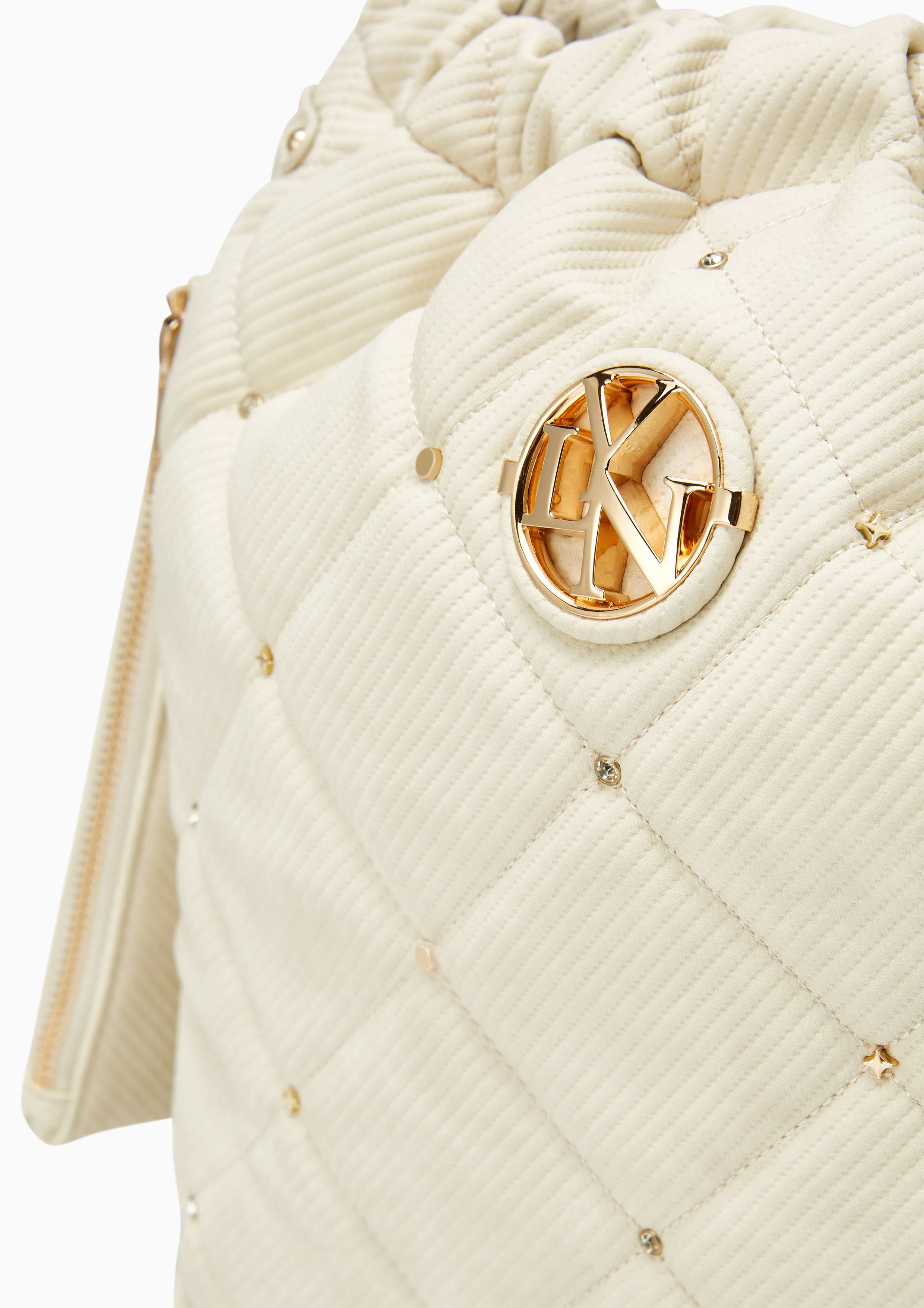 Fontia Brinkty Over Bucket Bag Ivory