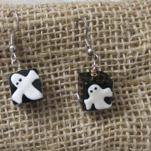 Ghost Dice Earrings