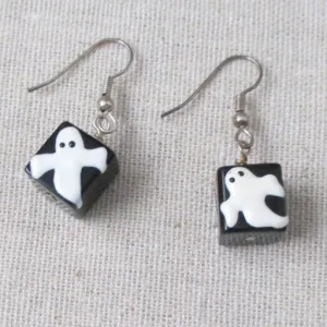 Ghost Dice Earrings