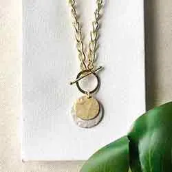 Gilded Moon Necklace