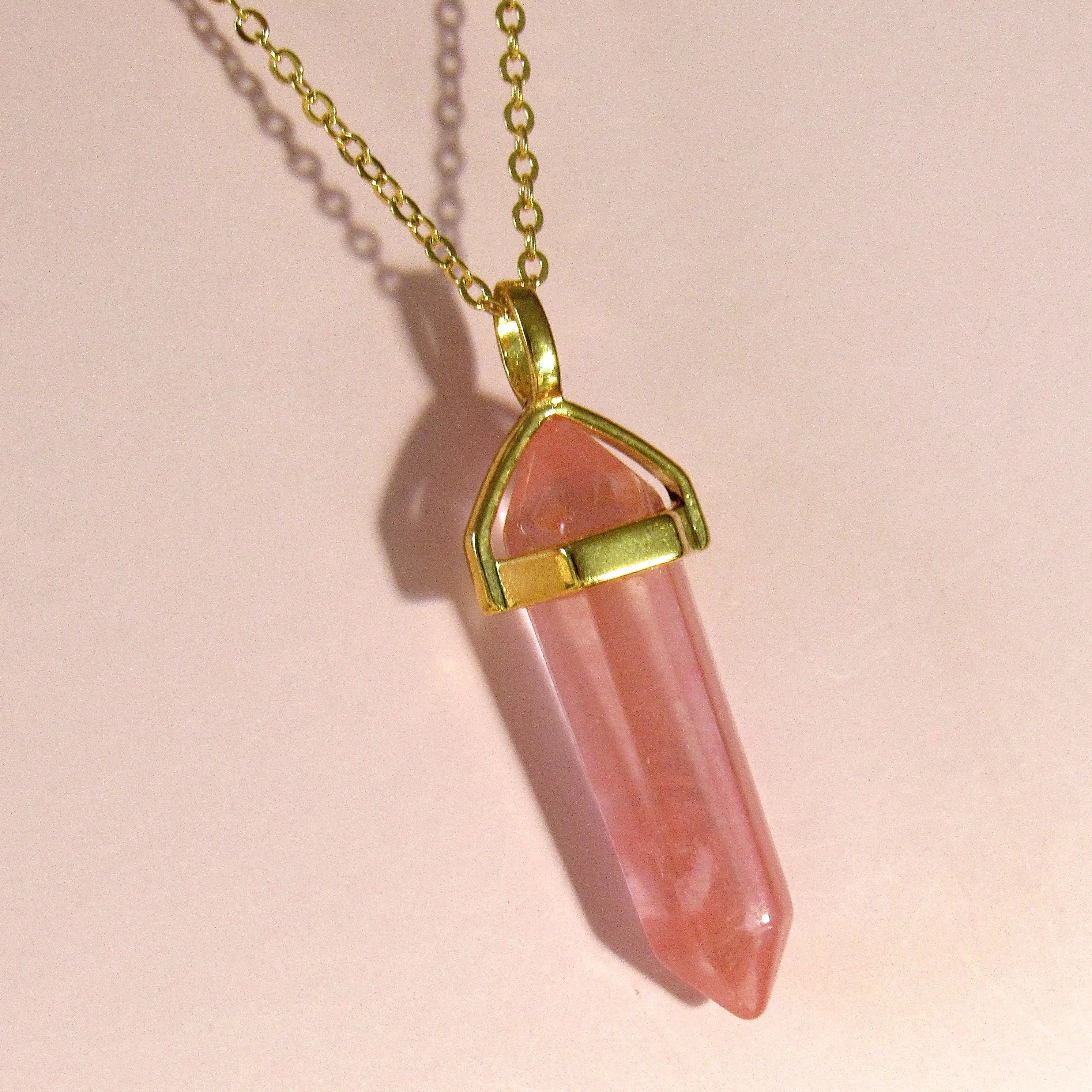 Golden Cherry Quartz Necklaces