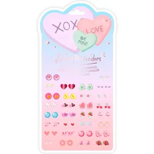 Great Pretenders Candy Heart Sticker Earrings