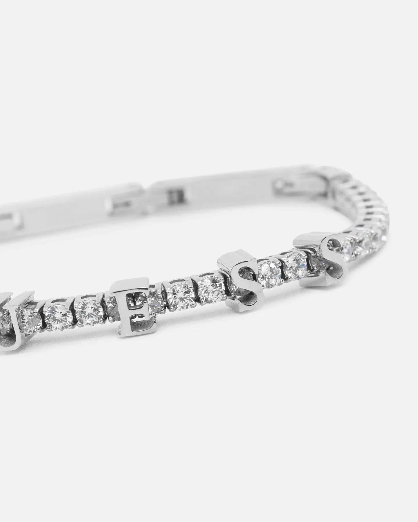 Guess Mainline Women's Arm Party Tennis Bracelet Silver