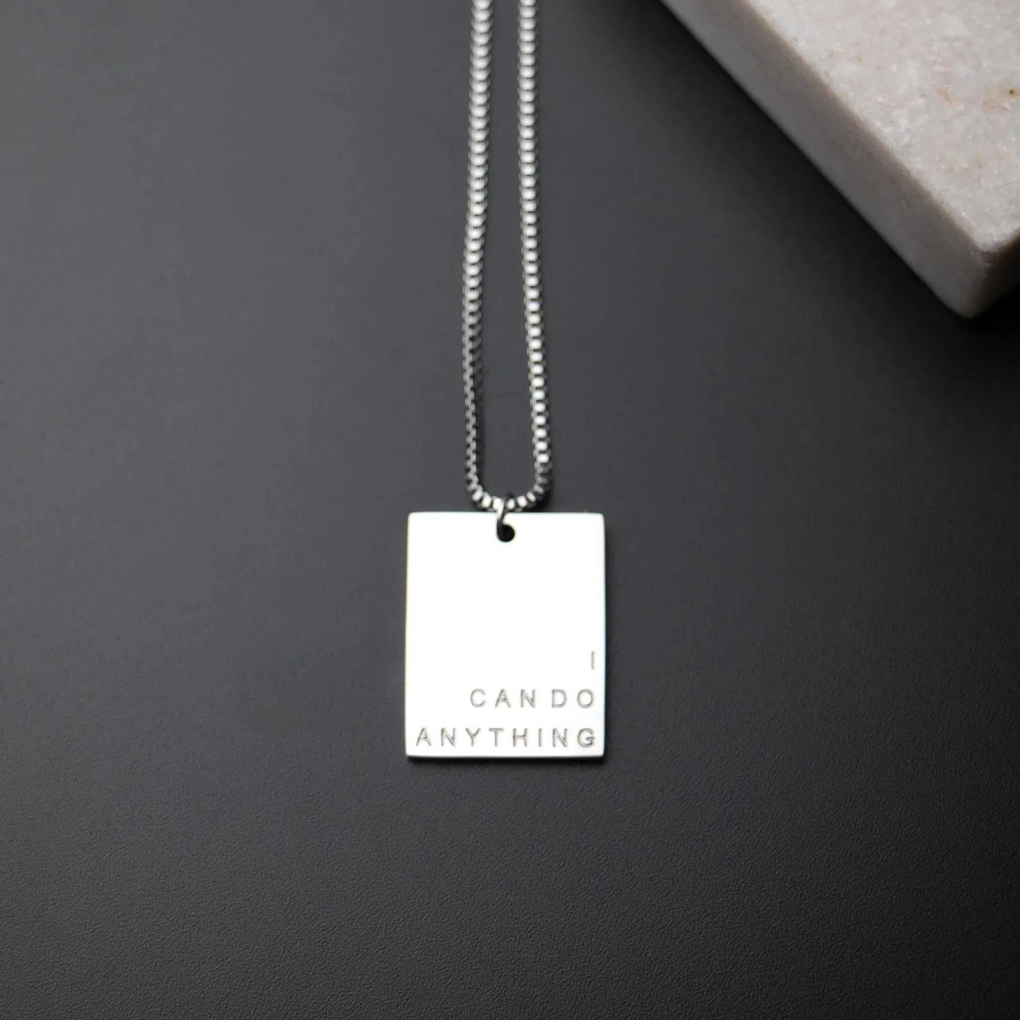 I CAN DO ANTHING- Tag Pendant