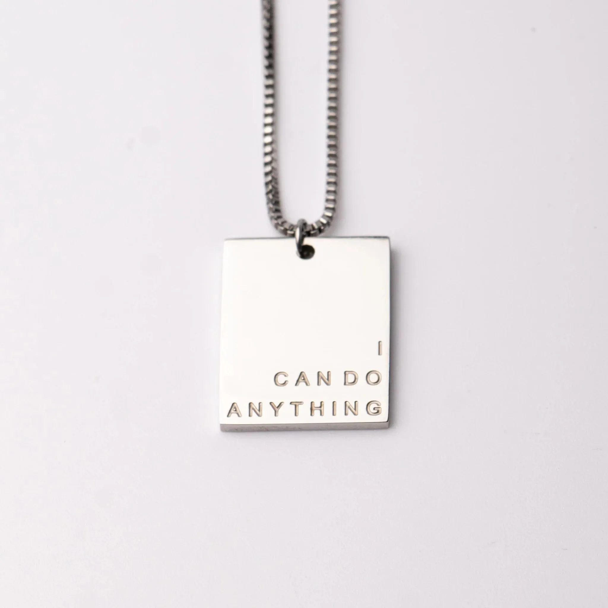 I CAN DO ANTHING- Tag Pendant