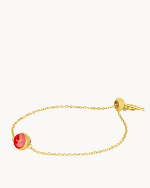 January Birthstone Passion Signature Bracelet, Gold