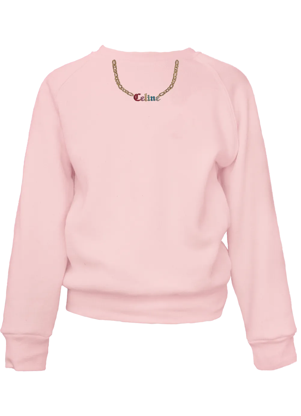 Kids' Custom Nameplate Necklace Pullover