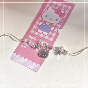 Kitty Sanrio Anime Planet Bracelet Ins Niche Design Sense Female Student Girlfriend Sweet Cute Hello Kitty Cinnamoroll Jewelry